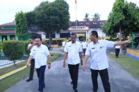 Pelaksanaan UNBK SMKN I Rantau Utara di Tinjau Sekda