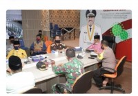 Virtual Dengan Gubernur Riau, Pemkab Siak Susun Langkah-langkah Penanganan Cepat Covid-19