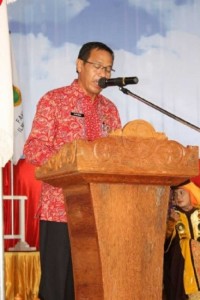 Kades Koto Tinggi Salurkan Bantuan ADD APBN Tahun 2015