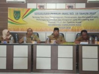 Pemkab Inhil Taja Sosialisasi Perbup Nomor 19 Tahun 2017 dan Permendagri Tentang Hibah dan Bansos