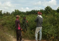 Babinsa Koramil 07/kampar Giat Laksanakan Patroli dan Sosialisasi Pencegahan Karhutla