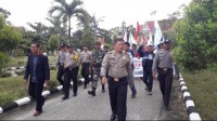 DUA Federasi Aliansi Buruh Pelalawan Menolak RUU Cilaka Ke Gedung DPRD Kabupaten Pelalawan