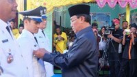 Lantik 4 Kades di Mandah, Bupati Inhil Ingatkan Sumpah dan Janji yang Diikrarkan