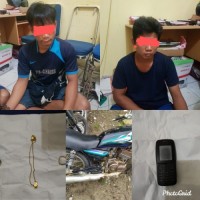 Team Opsnal Polsek Pinggir Ringkus Dua Orang Pelaku Curat Spesial Bongkar Rumah