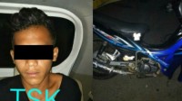 Polsek Tapung Hulu Kampar Ringkus Pelaku Curanmor yang Melarikan Diri ke Pasaman Sumbar
