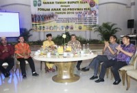 Bupati Siak Terima Kunjungan Forum Anak Riau