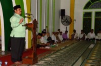 Amril Ajak Masyarakat Kecamatan Bukit Batu Untuk Menghidupkan Mesjid
