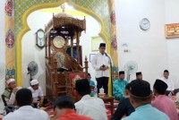Diwakili Kabag Kesra, Pjs Bupati Inhil Hadiri Isra' Mi'raj di Masjid Miftahul Jannah, Tembilahan