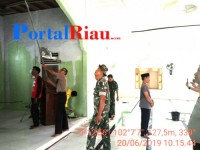 Koramil 03 Bunut, Bhakti Sosial Goro Bersama Di Masjid Al-Muttaqin 