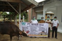 Kades Betung:Terima Kasih PT Musim Mas Atas Bantuan Hewan Qurban