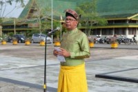 Pjs Bupati Inhil Pimpin Apel Hari Pertama Pasca Cuti Lebaran