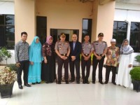 Kapolres Kampar Silaturahmi ke Kampus Universitas T. Tambusai Bangkinang