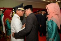 Wakil Bupati Bengkalis Muhammad Menghadiri Acara Pelantikan Bupati dan Wakil Bupati Kuansing