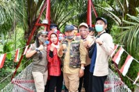 Bupati Sergai,Jembatan Merdeka Kado Terindah di Hari Kemerdekaan