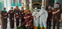 Kejaksaan Negeri Kampar Lakukan Rapid Test Seluruh Pegawai dan Honorer Dalam Pencegahan Covid-19