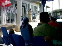 Achmad Resmikan Markas PMI Rohul Minta Optimal Layanan Pada Masyarakat