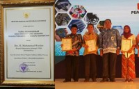 Hanya Satu di Sumatera, Bupati Inhil Dinobatkan Sebagai Individu Berjasa Terhadap Pembangunan Keseha