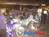 Polsek Mandau Gelar Razia Balap Liar,Amankan 8 Kendaraan Antisipasi Kejahatan 