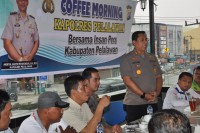 Coffee Morning, Menjalin Silahturahmi Polres Pelalawan Bersama Insan Pers.