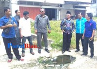 Ketua DPRD, H Khairul Umam Lc MSc tinjau jalan Sudirman, Terkait laporan masyarakat Duri