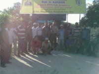 Gelar reses di kawasan lahan 20 desa tasik serai kecamatan pinggir. H Asmara tampung aspirasi masyar