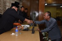 Bupati Bengkalis Mengesahkan APBD Kabupaten Bengkalis Tahun 2017 