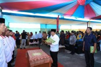 Bupati Rohul Lantik Pengurus PMI Kecamatan Kepenuhan
