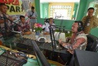 KPID Riau Bersama Bupati Kampar Dialog Interaktif di Radio Swara Kampar