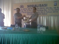 Ratusan Personil Polres Rohul Mengikuti Sosialisasi Hukum