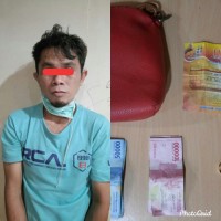 Team Opsnal Polsek Mandau Berhasil Amankan  Pelaku Pencurian  Cincin Emas Dan Uang 