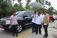 Bupati Amril Tinjau Jalan Lingkar Timur Bengkalis