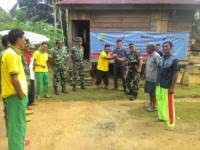 Danramil 10/Kds di Rohul Bantu Bangun Rumah Warga Mantan Veteran