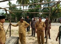 Wabup Rohil Tinjau Pasar Teluk Pulau Hilir