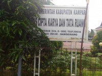 Kadis CK dan Tata Ruang Kampar tidak pernah mau di konfirmasi wartawan