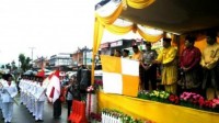 Bupati dan Wabup Rohul Buka Pawai Taaruf MTQ XVII Tingkat Kabupaten