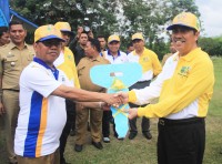Resmi Dilepas, Kontingen Sepakbola Pelajar Inhu Targetkan Lolos