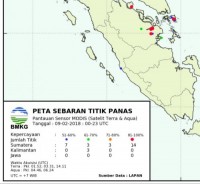 12 Titik Hospot di Riau,, 10 Titik di Pelalawan