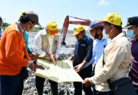 Bupati Sergai Meninjau lahan Cetak Sawah di Desa Pematang Kuala