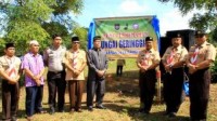 Wakil Ketua Kwarcab Rohul Resmikan Bumi Perkemahan Sungai Geringging Rambah Hilir