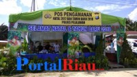 Untuk Kenyamanan Perayaan Natal dan Libur Tahun 2018, Polres Pelalawan Bangun Tiga Pos Pam