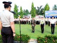 Polres Kampar Laksanakan Apel Gelar Pasukan Operasi Simpatik Siak 2016