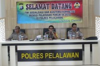 Meningkatan Kualitas Pelayanan Publik, Tim Ro Rena Polda Riau Memberikan Tips Ini ke Polres Pelalawa