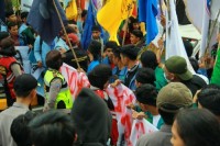 Kapolresta Pekanbaru ajak Personil Hadapi Pengunjuk Rasa dengan Humanis