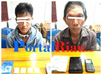 Tim Opsnal Polsek Mandau Ciduk 2 Tersangka Pengedar Sabu