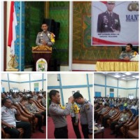 Latihan PRAJA OPERASI MANTAP PRAJA TAKUS 2018 Mewujudkan POLRI Yang Promoter Siap Mengamakan Pilkada