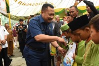 Ribuan Masyarakat Ikuti Bhakti Kesehatan Polda Riau di Tambang
