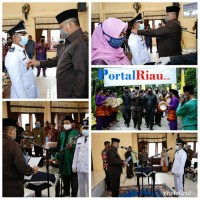 Bupati Siak Alfedri Lantik Penghulu Merempan Hulu,Ini Pesanya