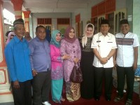 Ratusan Masyarakat  Hadiri Kegiatan Halal Bil Halal Rumah Pribadi Kasmawati Anggota Rohul 