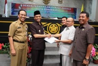 Wakil Walikota Pekanbaru Penyampaian Ranperda Perubahan