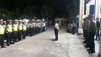 Tadi Malam, Polres Kampar dan TNI Gelar Patroli Gabungan Saat Malam Natal